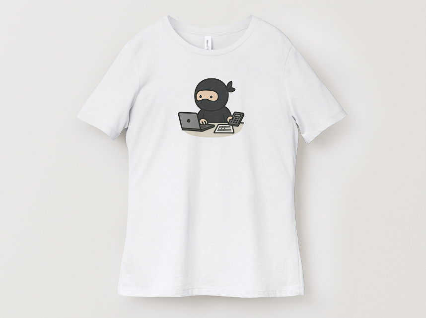 Happi Ninja Accountant Tee