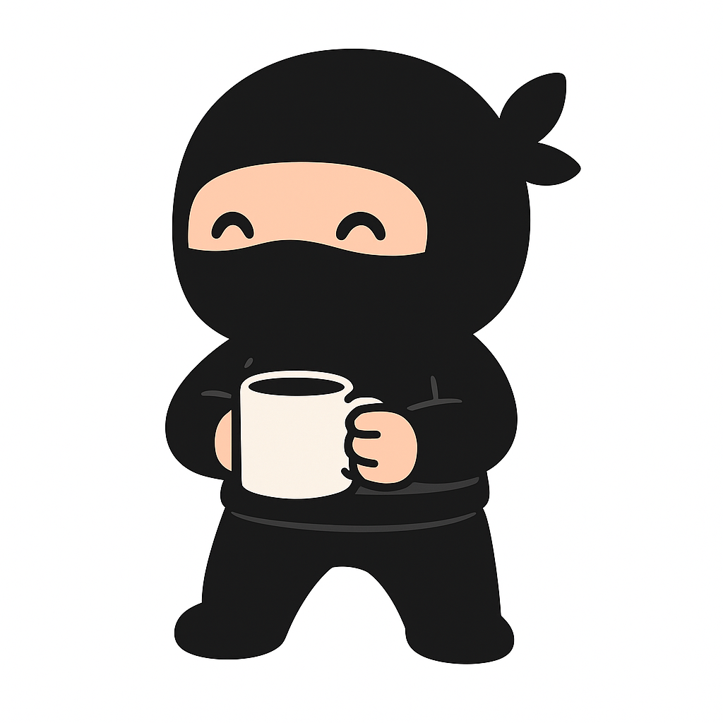 Happi Ninja Coffee Tee