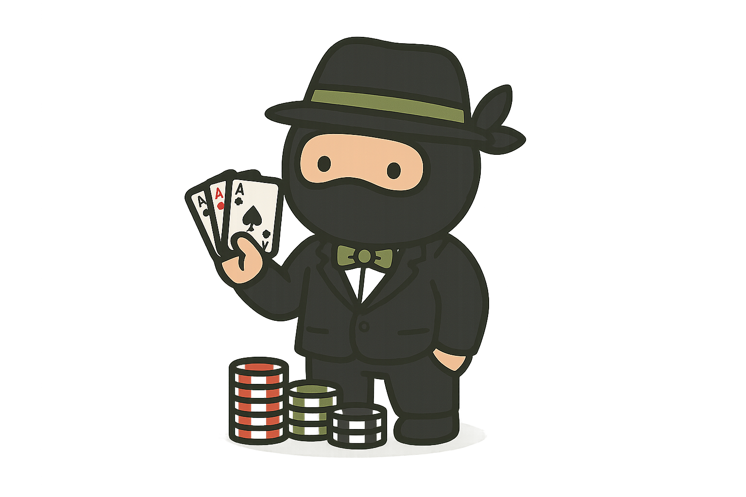 Happi Ninja Poker Tee